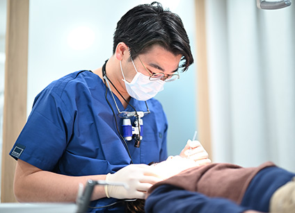 痛みの少ない丁寧な治療イメージ