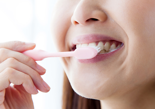 丁寧なブラッシング